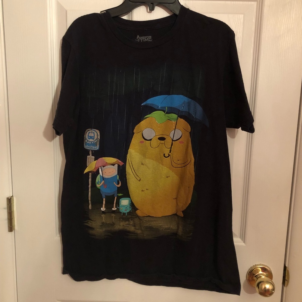 ADVENTURE TIME x MY NEIGHBOR TOTORO TSHIRT